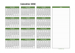 calendrier annuel 2058 01