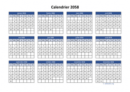 calendrier annuel 2058 04