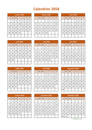 calendrier annuel 2058 06