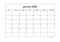 calendrier mensuel 2058 05