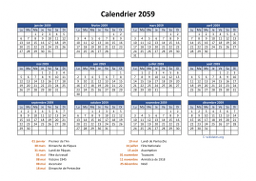 calendrier annuel 2059 05