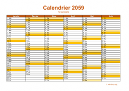 calendrier annuel 2059 09