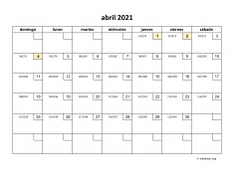 calendario abril 2021 01