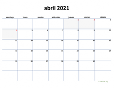 calendario abril 2021 04