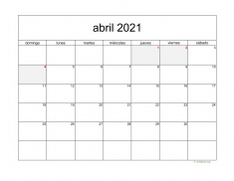 calendario abril 2021 05