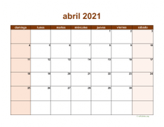 calendario abril 2021 06