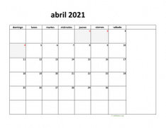 calendario abril 2021 08