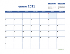 calendario enero 2021 02