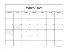 calendario marzo 2021 05