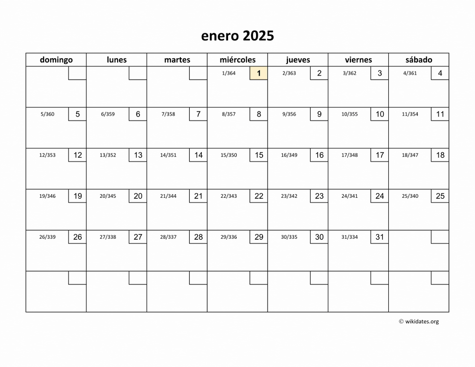 Calendario Enero 2025 De M xico WikiDates