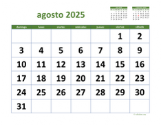 calendario agosto 2025 03