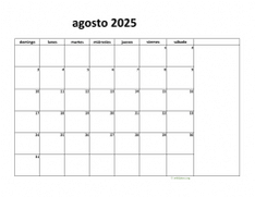 calendario agosto 2025 08