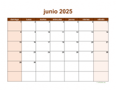 calendario junio 2025 06