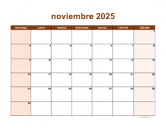 calendario noviembre 2025 06