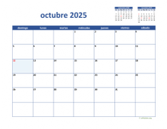 calendario octubre 2025 02