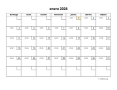 calendario enero 2026 01