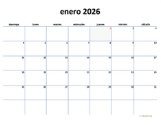 calendario enero 2026 04