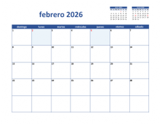 calendario febrero 2026 02