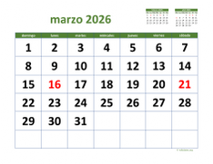 calendario marzo 2026 03