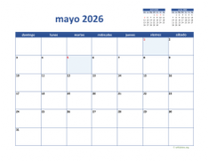 calendario mayo 2026 02