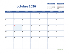 calendario octubre 2026 02