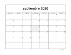 calendario septiembre 2026 05