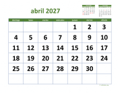 calendario abril 2027 03