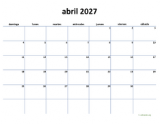 calendario abril 2027 04