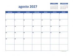 calendario agosto 2027 02