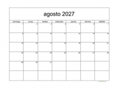 calendario agosto 2027 05