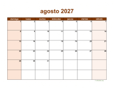 calendario agosto 2027 06