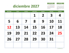 calendario diciembre 2027 03