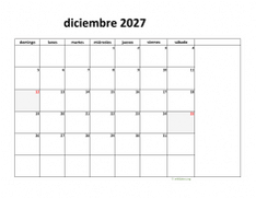 calendario diciembre 2027 08