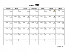 calendario enero 2027 01