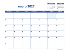 calendario enero 2027 02