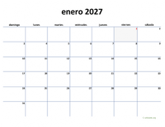 calendario enero 2027 04