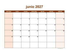 calendario junio 2027 06