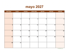 calendario mayo 2027 06