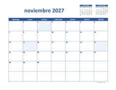 calendario noviembre 2027 02