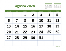 calendario agosto 2028 03