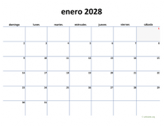 calendario enero 2028 04