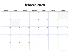 calendario febrero 2028 04