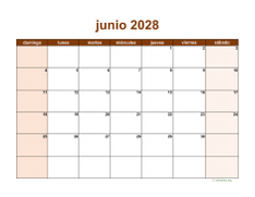 calendario junio 2028 06