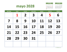 calendario mayo 2028 03