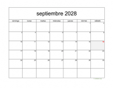 calendario septiembre 2028 05