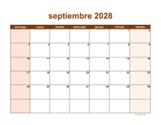 calendario septiembre 2028 06