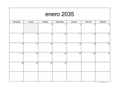 calendario mensual 2035 05