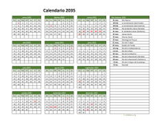 Calendario de México del 2035 02