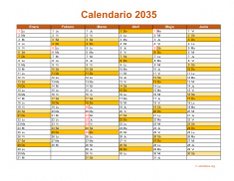 Calendario de México del 2035 09