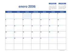 calendario mensual 2036 02